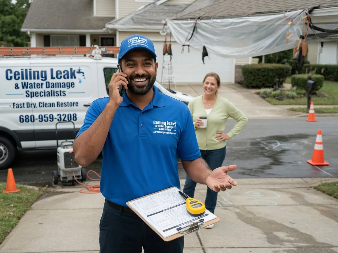 Ceiling Leak Cleanup King George, VA FAQs