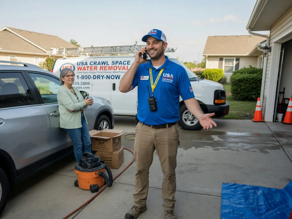 Crawl Space Water Removal King George, VA FAQs